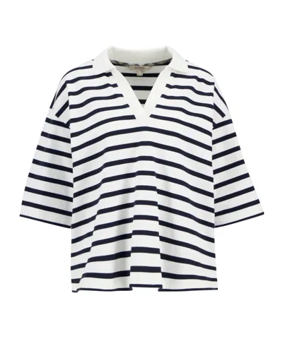 Barbour Womens Inez Striped T-shirts In Multi