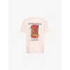 Barbour X Farm Rio Cotton Maria Clara T-shirt In Pink