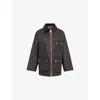 Barbour Luella Waxed Cotton Jacket In Brown