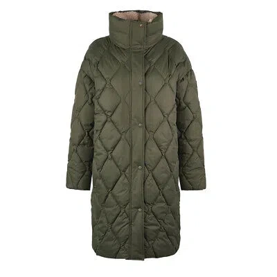 Pre-owned Barbour Womens Samphire Quilted Jacket Deep Olive