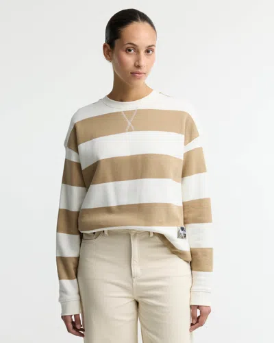 Barbour Womens Sweatshirts In Cloud/warm Trench
