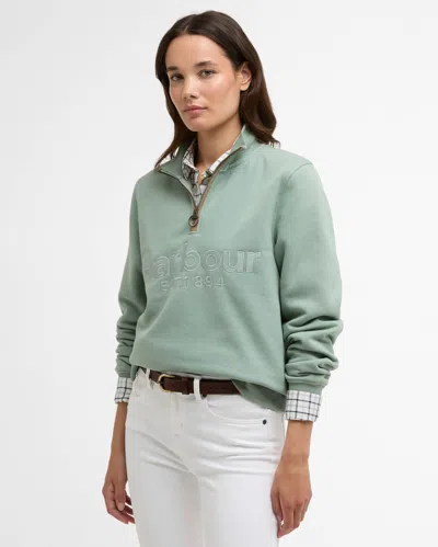 Barbour Womens Sweatshirts In Green