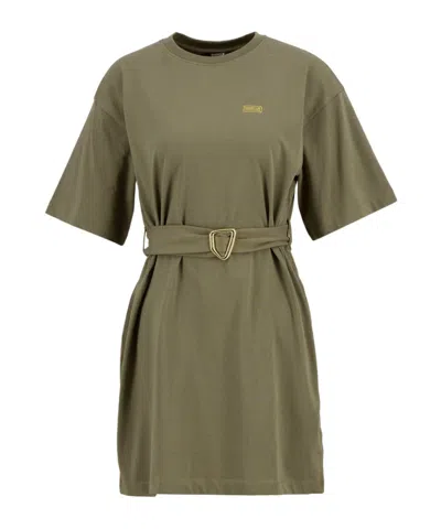Barbour Womens Uma Mini Dress In Green