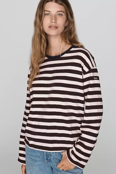 Barbour Woodhouse 100% Cotton Sweater In Brown