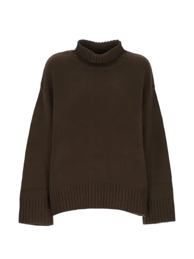 Barbour Woodhouse Roll-neck Sweater In Brown