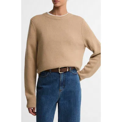 Barbour Woodhouse Wool & Cashmere Crewneck Sweater In Brown