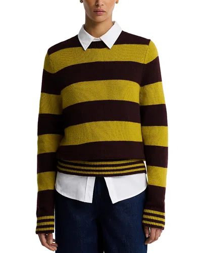 Barbour Woodhouse Wool Blend Striped Sweater In Multi