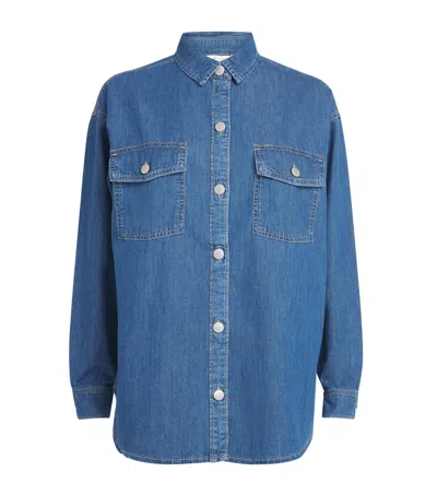 Barbour Woodrow Denim Shirt In Blue