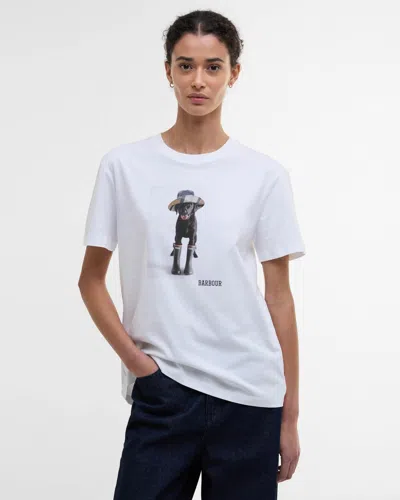Barbour Woodrow Womens T-shirt In White