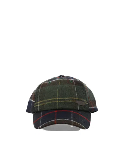 Barbour Wool & Silk-blend Knit Hat In Green