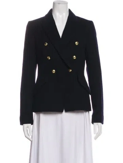 Pre-owned Barbour Wool Blazer In Black