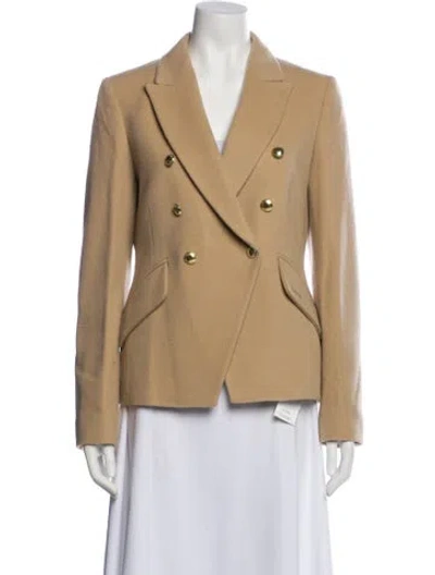 Pre-owned Barbour Wool Blazer In Neutral