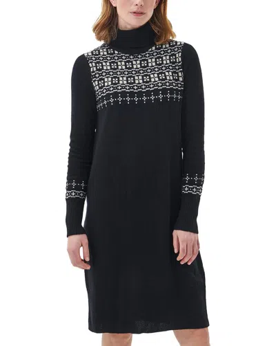 Barbour Wool-blend Dress In Black