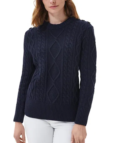 Barbour Wool-blend Sweater In Blue