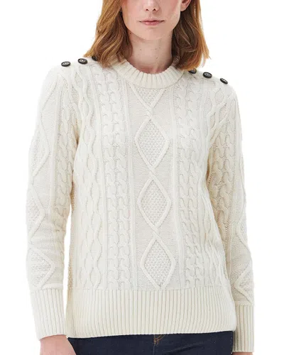 Barbour Wool-blend Sweater In Beige