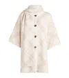 Barbour Wool-blend Vienna Scarf And Cape In Neutral