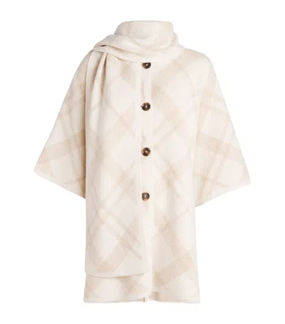 BARBOUR WOOL-BLEND VIENNA SCARF AND CAPE