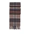 Barbour Wool-cashmere Tartan Scarf In Multi