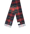 Barbour Wool Cashmere Winterberry Tartan Scarf In Multi
