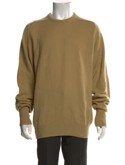 Pre-owned Barbour Wool Crew Neck Pullover In Neutrals