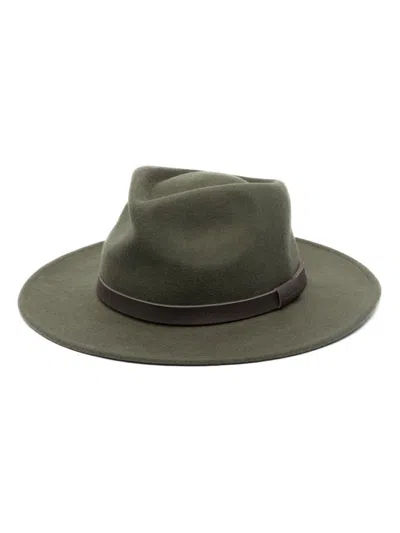 Barbour Wool Hat In Green