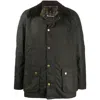 Barbour Ashby Waxed Jacket In Green