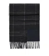 Barbour Wool Marsden Reversible Scarf In Black