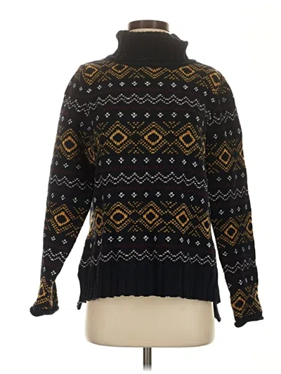 Pre-owned Barbour Wool Pullover Sweater In Black