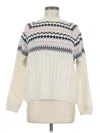 Barbour Wool Pullover Sweater In White