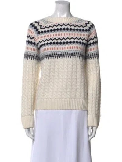 Pre-owned Barbour Wool Striped Sweater W/ Tags In Neutral