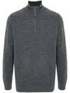 Barbour Wool Sweater In Grey