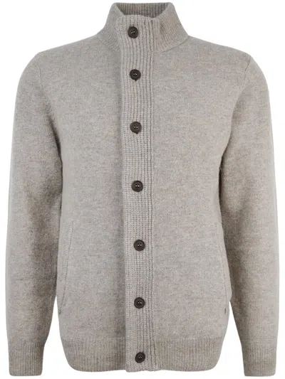 BARBOUR Barbour Wool Zip Through Sweater