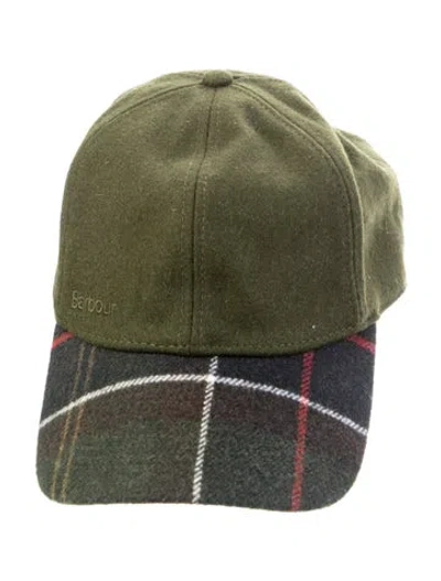 Pre-owned Barbour Wool-blend Hat In Green
