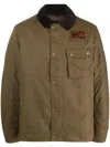 Barbour Logo-patch Cotton Shirt Jacket