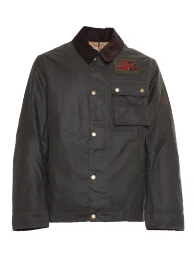 Barbour Workers Wax In Black