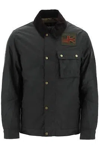 Pre-owned Barbour Workers Wax Jacket In Sage (green)