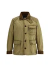Shop Barbour Workwear Jacket In Sand