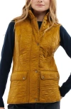 Barbour Wray Fleece Lined Vest In Dijon/brown