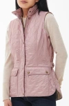 Barbour Wray Fleece Lined Vest In Gardenia