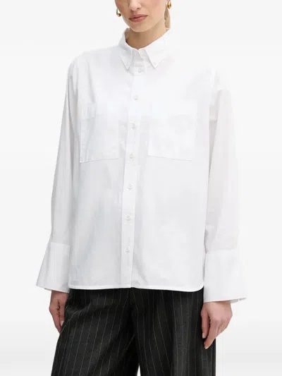 Barbour Wren Cuff Shirt In White