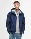 Barbour Wylam Mens Showerproof Jacket In Blue