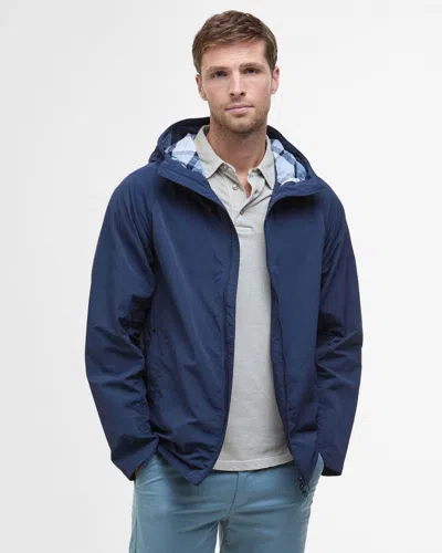 Barbour Wylam Mens Showerproof Jacket In Blue