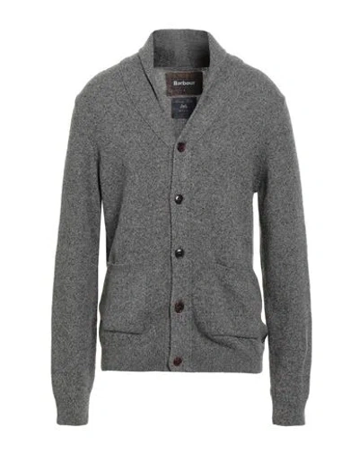 Barbour X Abraham Moon Man Cardigan Grey Size Xl Wool, Polyamide, Viscose, Silk, Polyester In Gray