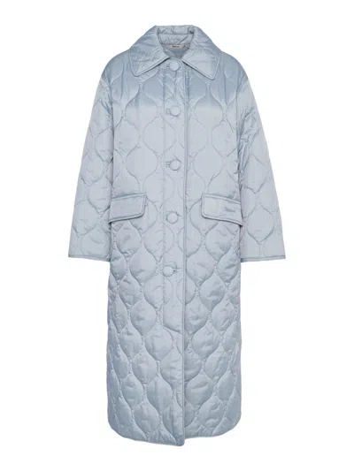 Barbour X Alexa Amy Quilted Jacket In Ice Blue