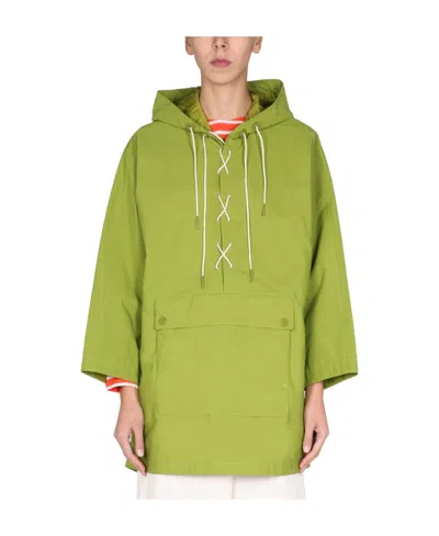 BARBOUR BARBOUR X ALEXA CHUNG DRAWSTRING PARKA