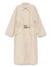 Barbour Womens Sand The Edit By Alexa Chung Harley Cotton-blend Trench Coat In Neutrals