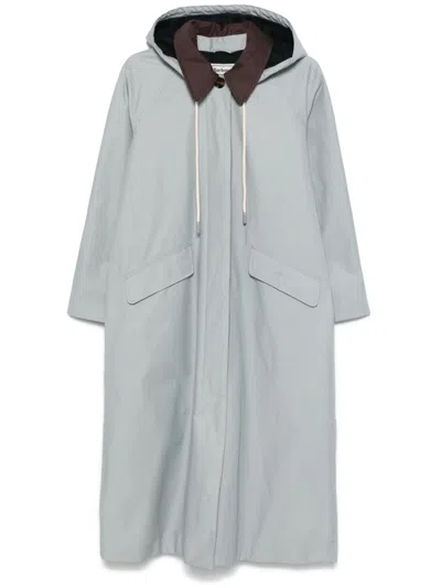 Barbour X Alexa Natalie Trench Coat In Blue