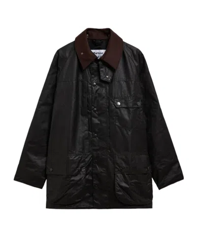 Barbour X A.p.c. Beaufort Waxed Jacket In Animal Print