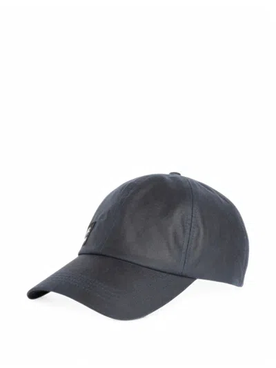 Barbour X A.p.c. Waxed Cap In Blue