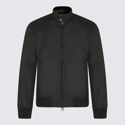 BARBOUR BARBOUR X BARACUTA BLACK COTTON PORTON WAX CASUAL JACKET